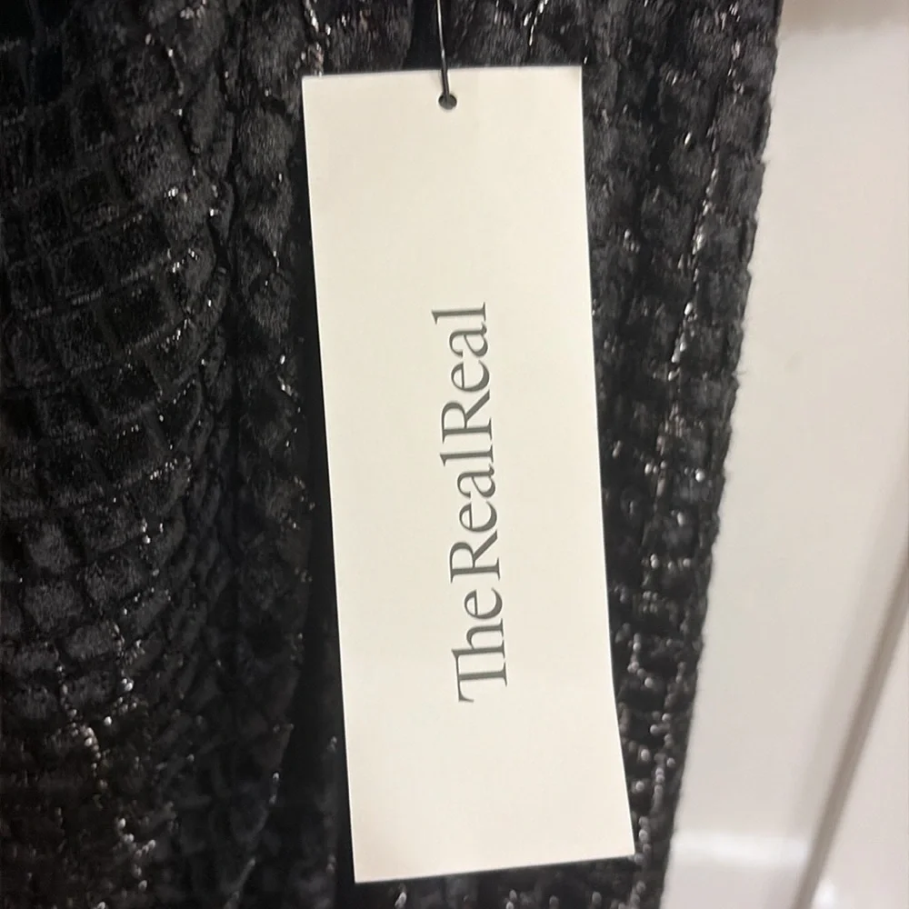 STUNNING HIGH END DESIGNER BRANDON MAXWELL Black tie gown in pristine condition - Picture 9 of 11